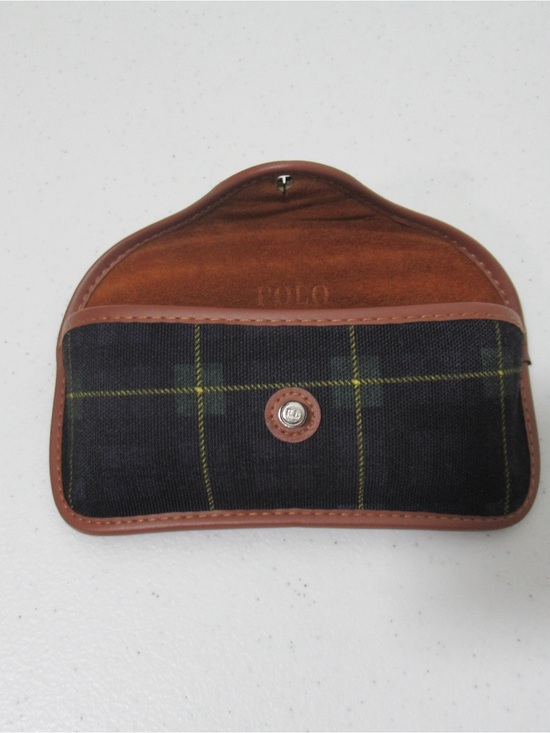 Polo Ralph Lauren Plaid Sunglasses
Case Leather Trim main image 8